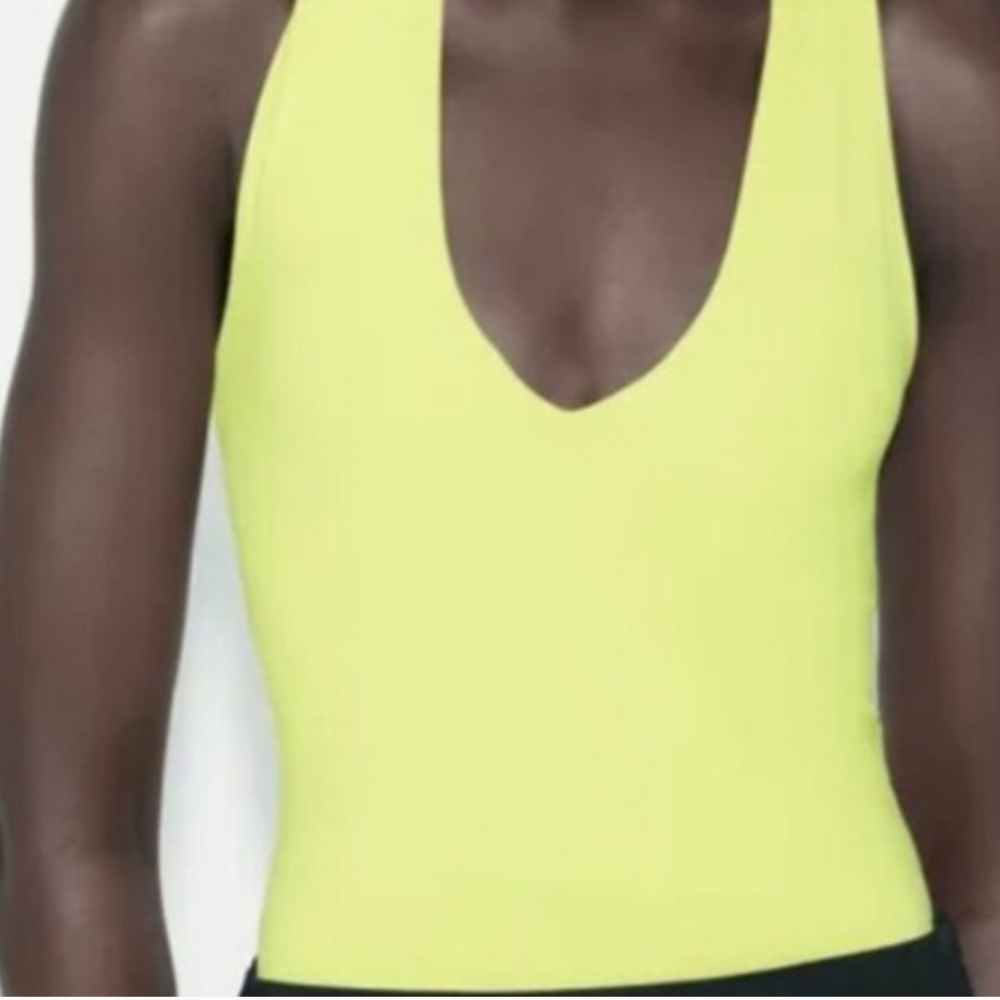 Zara Lime Green Bodysuit NWT - Picture 2 of 9